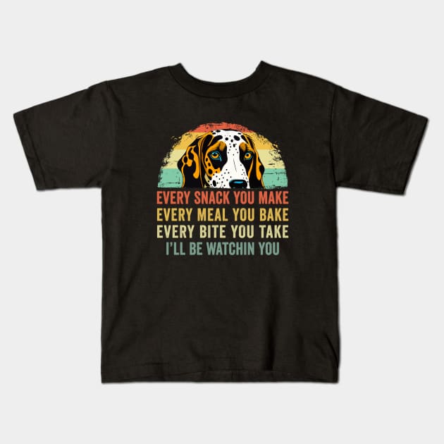 Every snack you make Leopoard Dog Owner Trainer Kids T-Shirt by ChrifBouglas